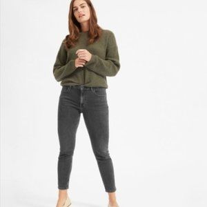 Everlane Mid-Rise Black Skinny Jean